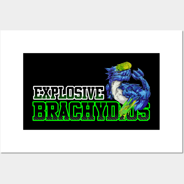 Explosive Brachydios Wall Art by MinosArt